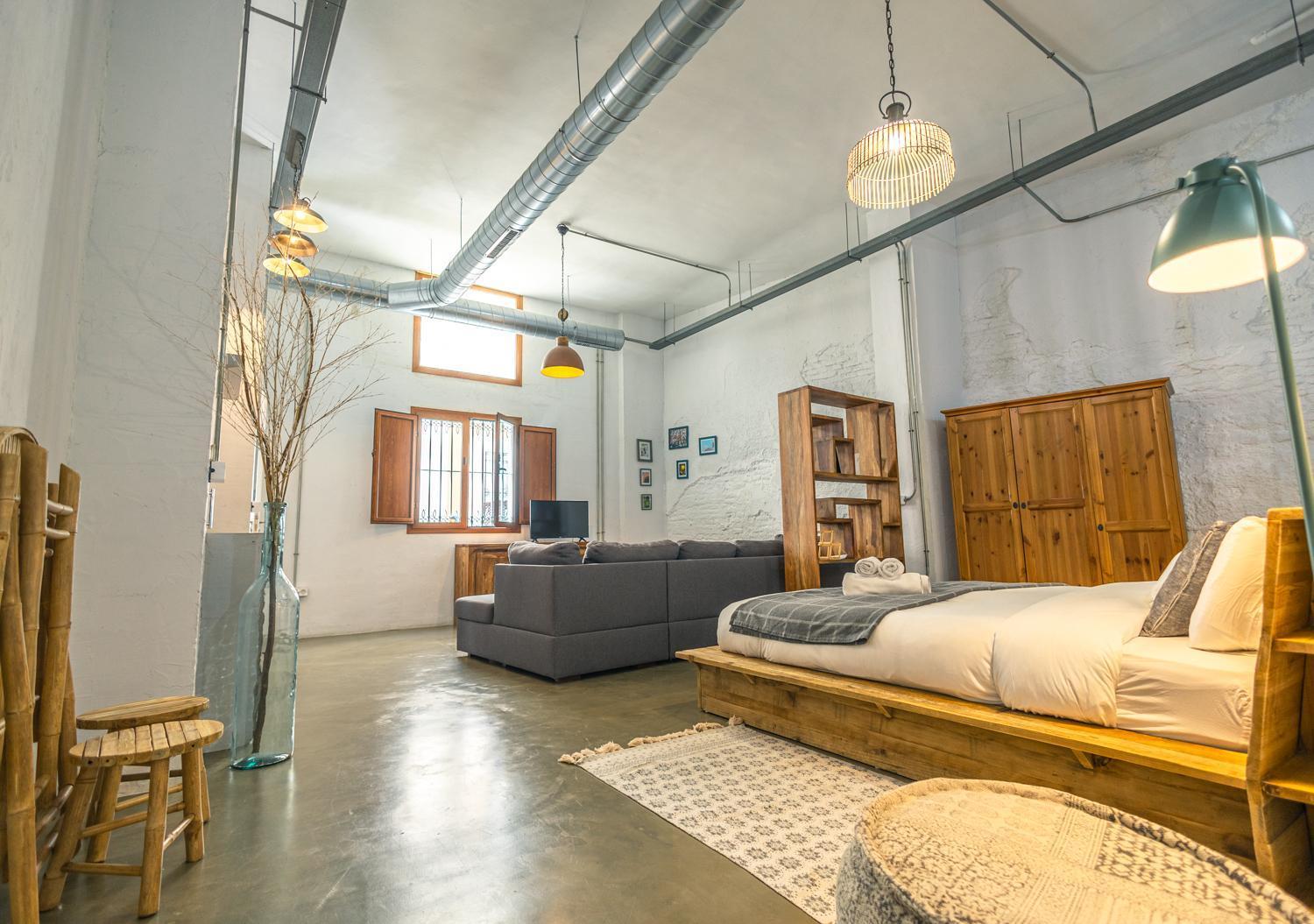 Апартаменты Loft-Style Ground Floor Flat Севилья Экстерьер фото