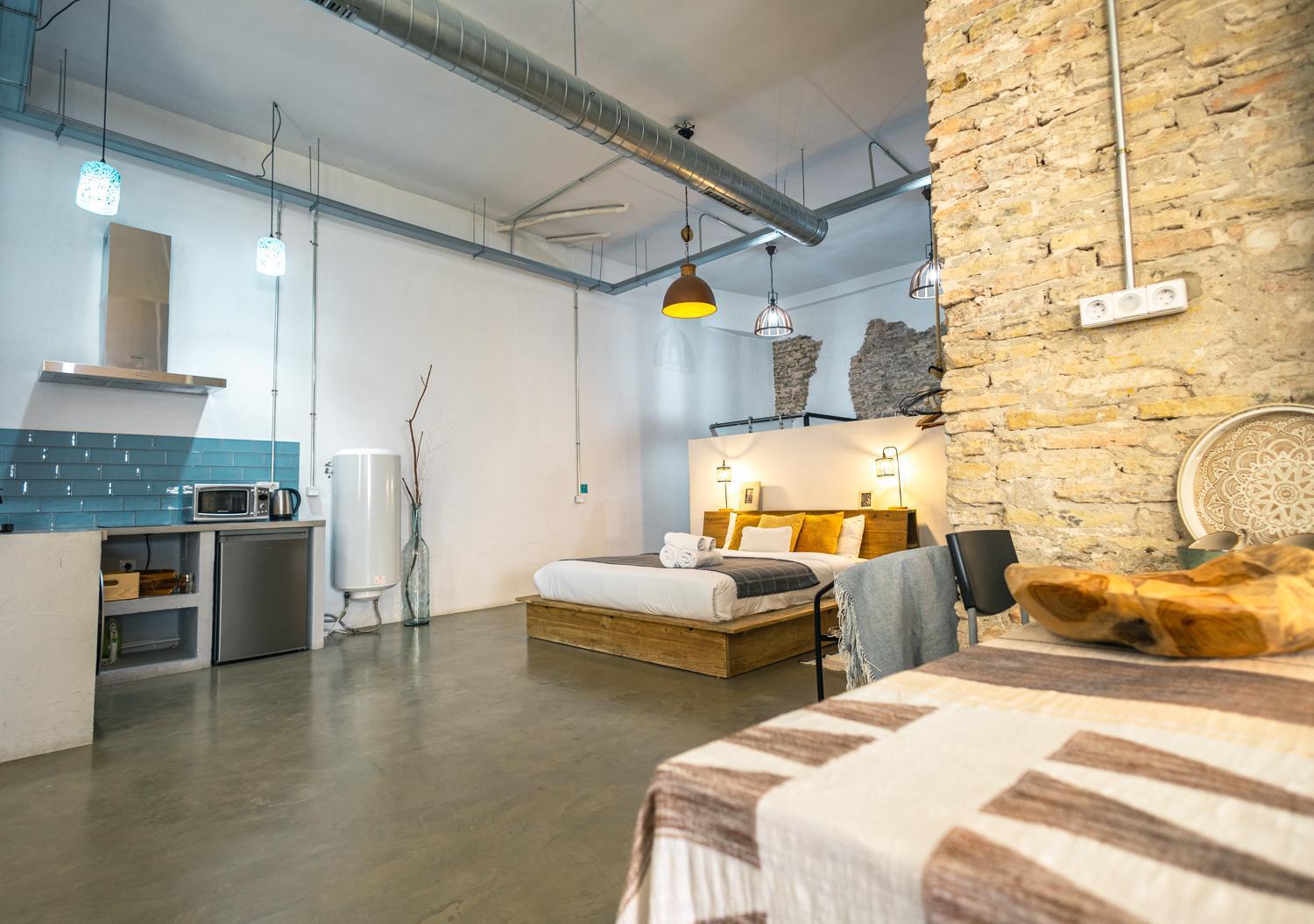 Апартаменты Loft-Style Ground Floor Flat Севилья Экстерьер фото