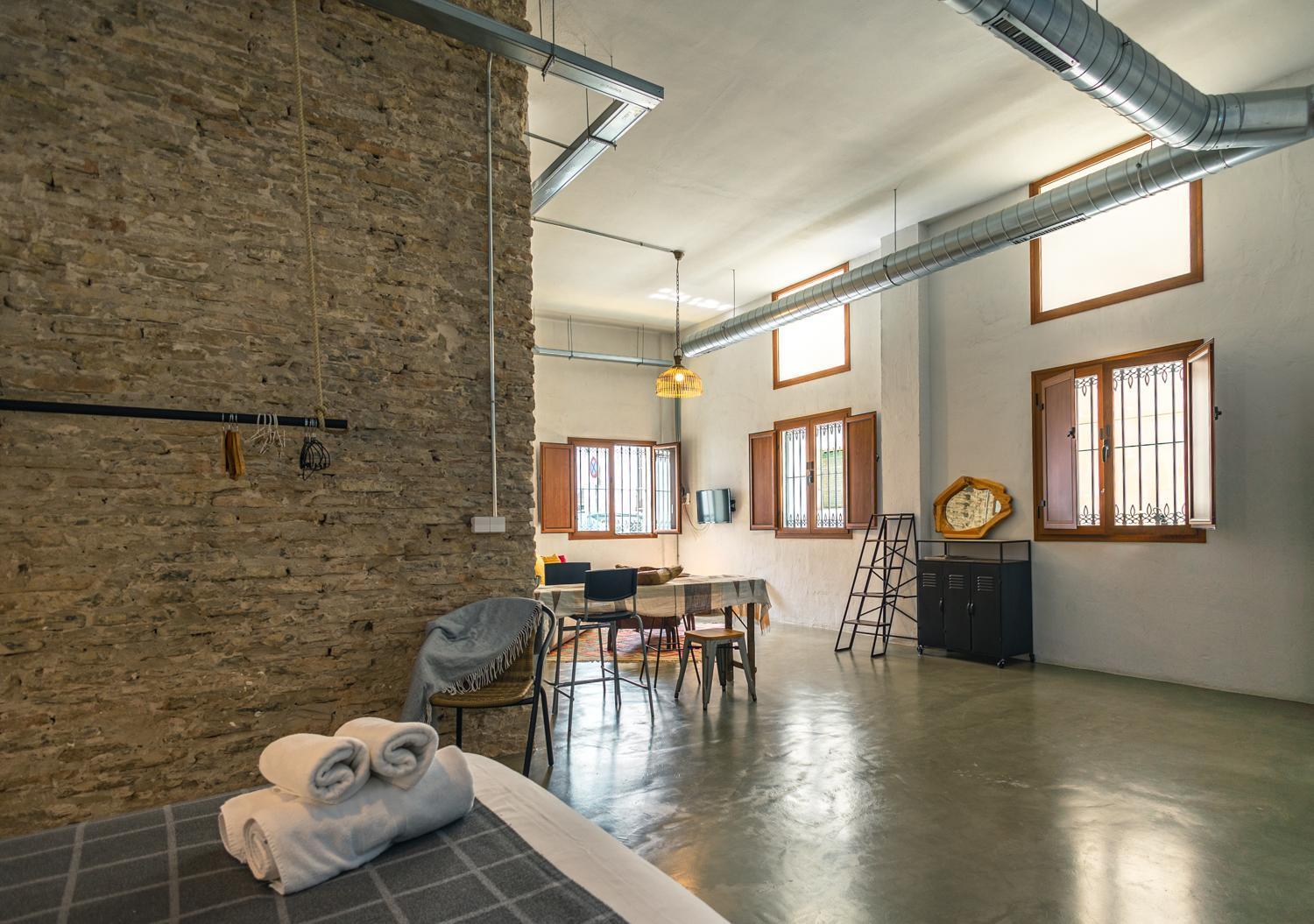 Апартаменты Loft-Style Ground Floor Flat Севилья Экстерьер фото