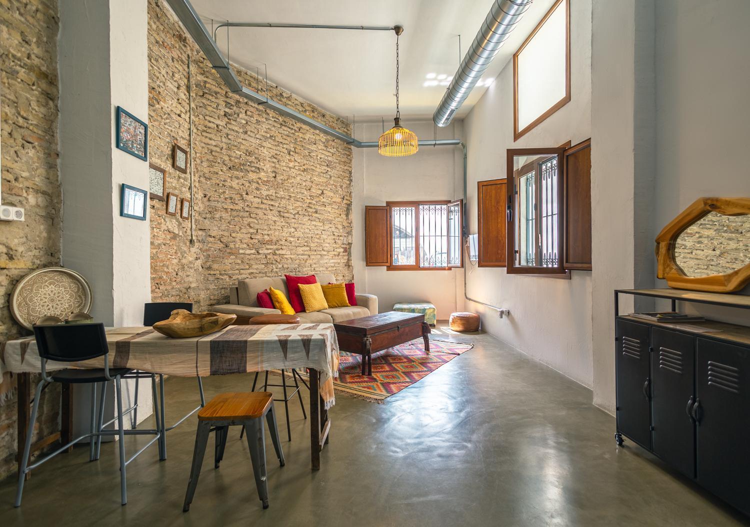 Апартаменты Loft-Style Ground Floor Flat Севилья Экстерьер фото