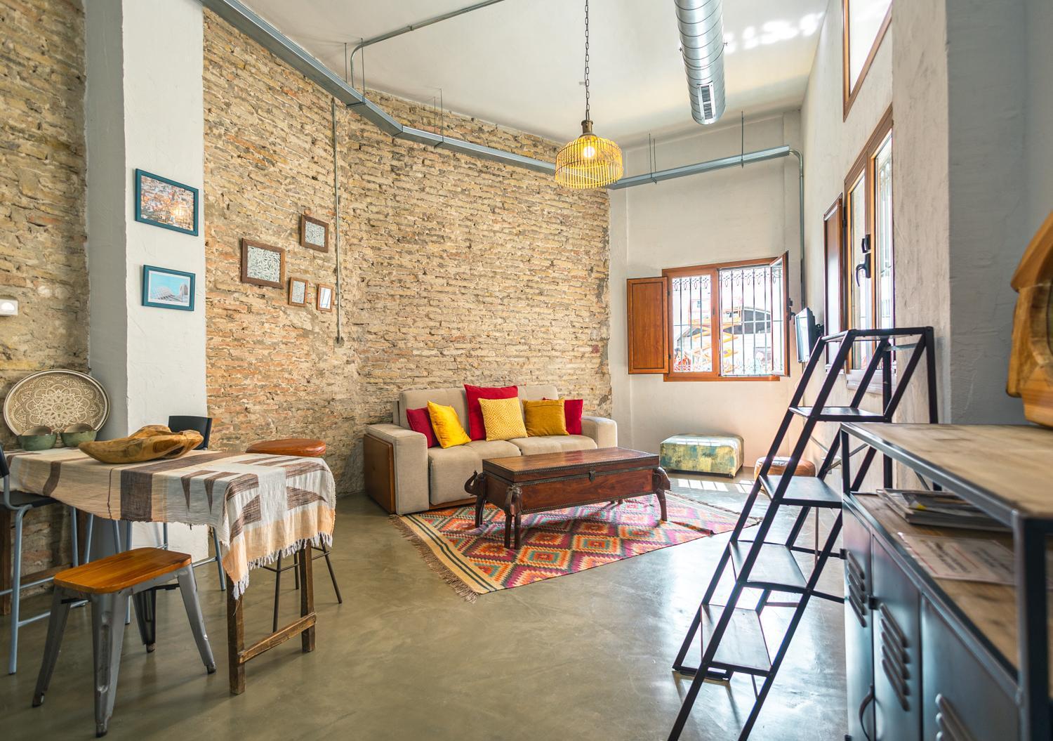 Апартаменты Loft-Style Ground Floor Flat Севилья Экстерьер фото